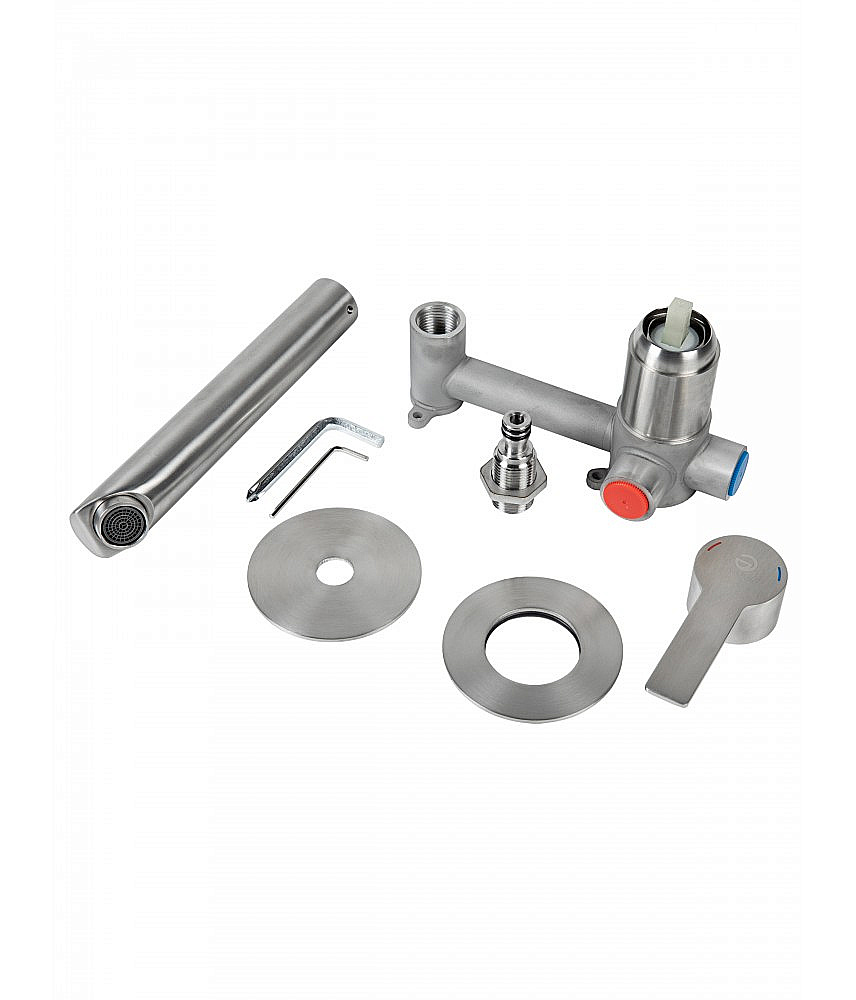 Cмеситель для раковины Agger Easy A3172222 сатин матовый купить в интернет-магазине сантехники Sanbest