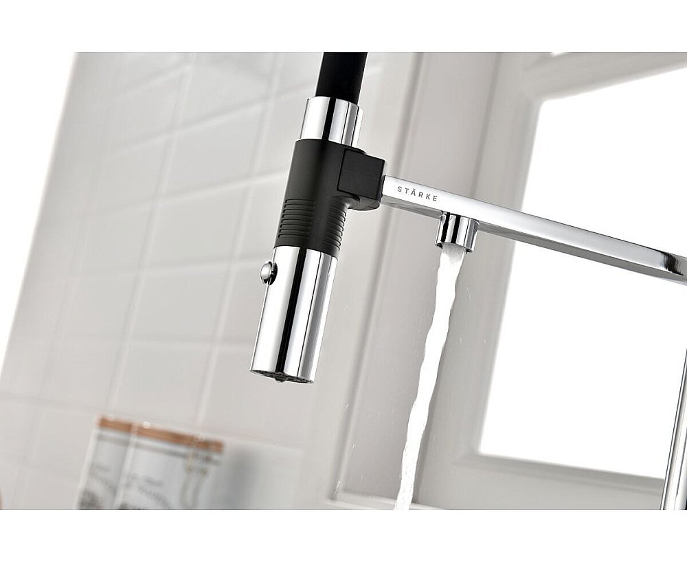 Смеситель для кухни Paulmark Gravity Gr213888-CR хром купить в интернет-магазине сантехники Sanbest