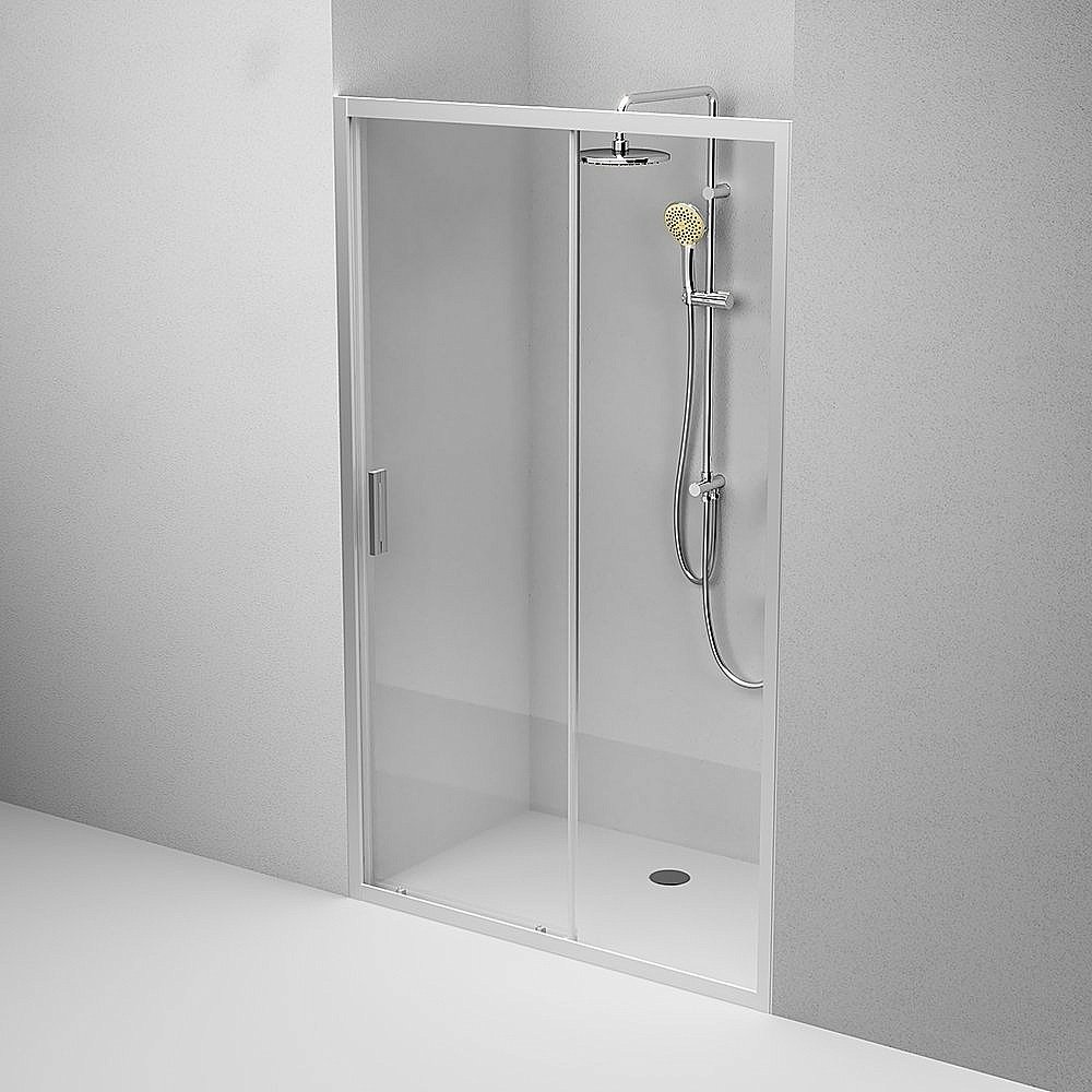 Душевая дверь AM.PM GEM W90G 120 прозрачная/хром матовый купить в интернет-магазине Sanbest