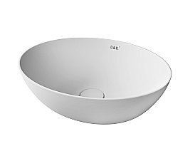 Раковина D&K Matrix 41х33 DT1390708 белая матовая купить в интернет-магазине Sanbest