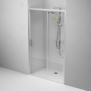 Душевая дверь AM.PM GEM W90G 120 прозрачная/хром матовый купить в интернет-магазине Sanbest