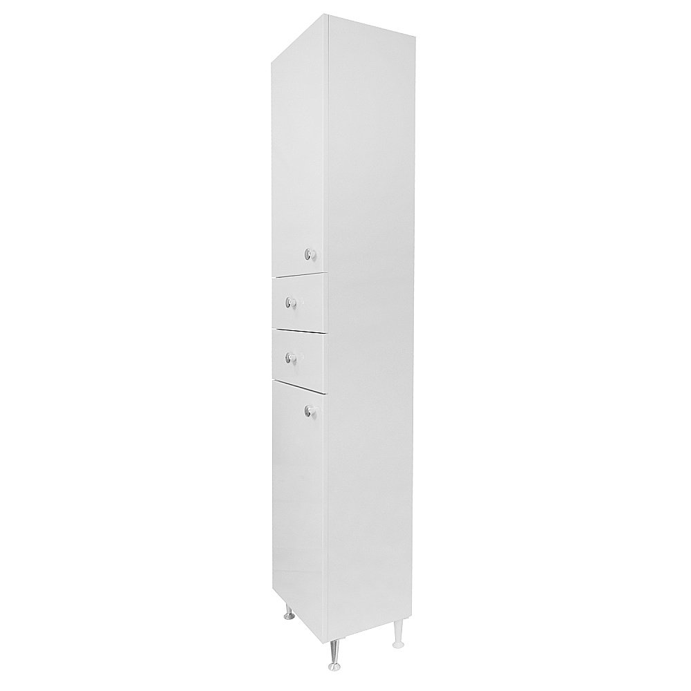 Пенал напольный Loranto Моника 36 белый для ванной в интернет-магазине сантехники Sanbest