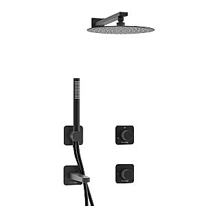 Душевая система WasserKRAFT Fulda 5200 SET2846 черный Soft-touch матовый купить в интернет-магазине сантехники Sanbest