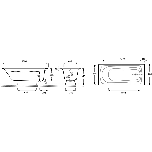 Cмеситель для раковины Jacob Delafon CLEO 1889 E24309-CP хром купить в интернет-магазине сантехники Sanbest