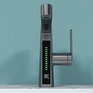 Смеситель для раковины Black&white Sky Day SD3029GM оружейная сталь матовая купить в интернет-магазине сантехники Sanbest