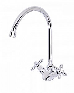 Смеситель для кухни Agger Retro A1900000 хром купить в интернет-магазине сантехники Sanbest