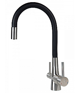 Смеситель для кухни Agger Elegant A3230322 сатин матовый купить в интернет-магазине сантехники Sanbest