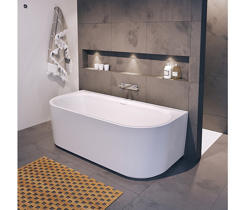 Акриловая ванна Riho Desire Wall Mounted 180x84 B089001105 белая матовая купить в интернет-магазине Sanbest