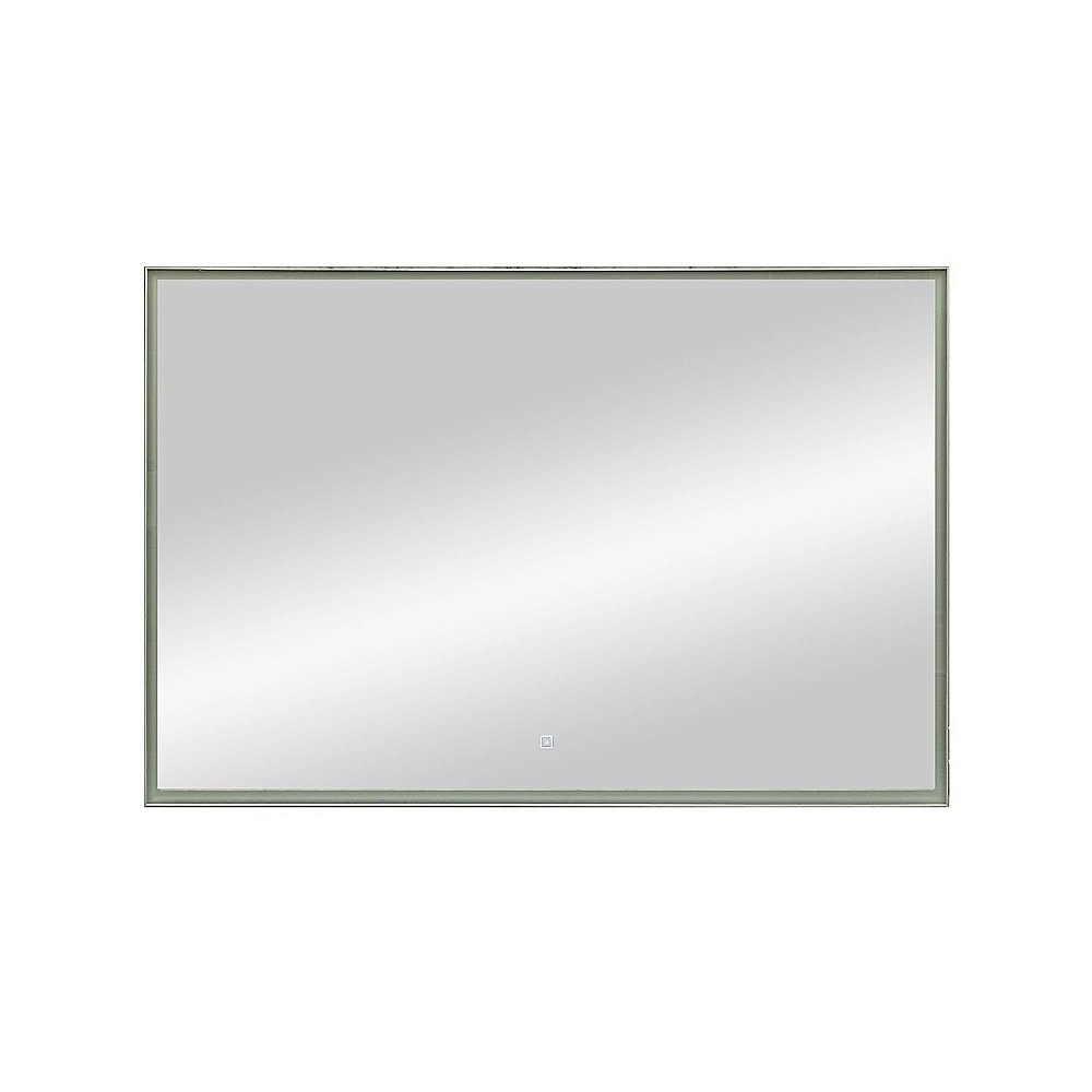 Зеркало с подсветкой ART&MAX AREZZO 120x80 хром в ванную от интернет-магазине сантехники Sanbest