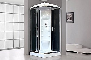 Душевая кабина Royal Bath RB80HP7-BT-CH 80x80 профиль хром/стекло прозрачное купить в интернет-магазине Sanbest
