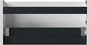 Тумба с раковиной и столешницей Allen Brau Gravity 100 1.370018.WM белая матовая для ванной в интернет-магазине Sanbest