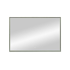 Зеркало с подсветкой ART&MAX AREZZO 120x80 хром в ванную от интернет-магазине сантехники Sanbest