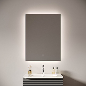 Зеркало с подсветкой Sancos Square 2.0 SQ2.600 60х80 в ванную от интернет-магазине сантехники Sanbest