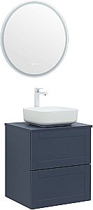 Тумба с раковиной Aquanet Терра 60 маренго для ванной в интернет-магазине Sanbest