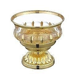 Мыльница Migliore Luxor 26212 прозрачное стекло/золото купить в интернет-магазине сантехники Sanbest