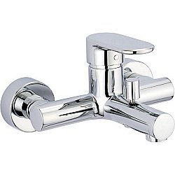 Смеситель для ванны Cisal LINEA VIVA LV00013021 хром купить в интернет-магазине сантехники Sanbest