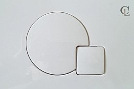 Кнопка для инсталляции CeramaLux PC-014 белая купить в интернет-магазине сантехники Sanbest