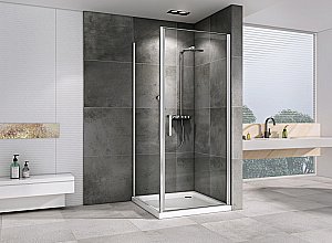 Душевой уголок ABBER Sonnenstrand AG04060-S85 60x85 стекло прозрачное/профиль хром купить в интернет-магазине Sanbest