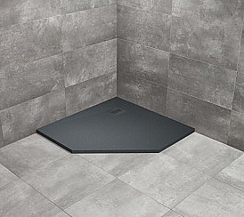 Душевой поддон Radaway Kyntos PT 100x100 HKPT100100-64 антрацит купить в интернет-магазине Sanbest