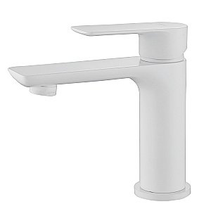 Смеситель для раковины Abber Weiss Insel AF8010FW белый матовый купить в интернет-магазине сантехники Sanbest