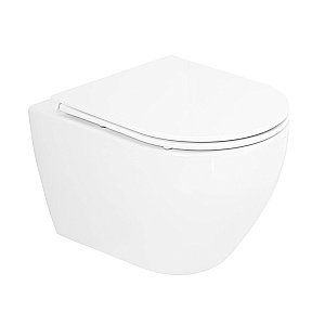 Подвесной унитаз Cezares Stylus-Tor CZR-6601-TH-TOR безободковый, слив-торнадо купить в интернет-магазине Sanbest