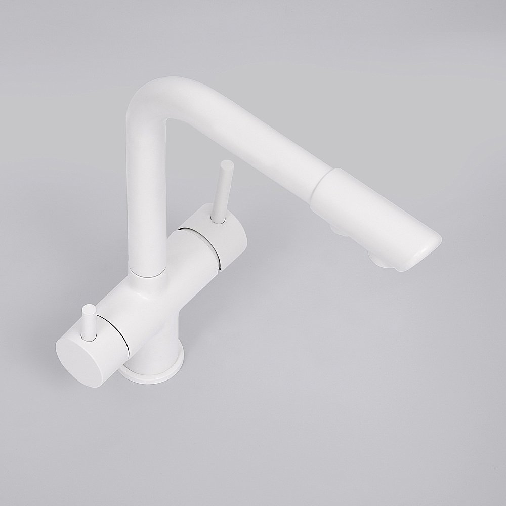 Смеситель для кухни WasserKRAFT A8357 белый купить в интернет-магазине сантехники Sanbest