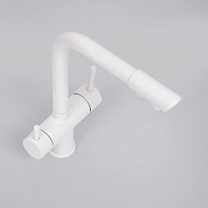 Смеситель для кухни WasserKRAFT A8357 белый купить в интернет-магазине сантехники Sanbest