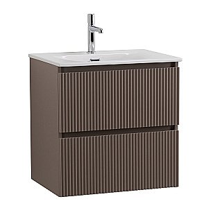 Тумба с раковиной BelBagno UNO-700-2C-SO-СO бежевый матовый для ванной в интернет-магазине Sanbest