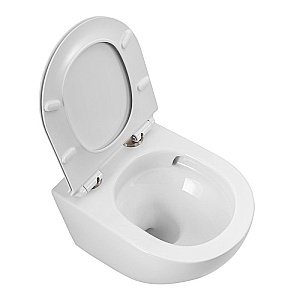 Унитаз подвесной BelBagno SFERA-TOR BB046CH-TOR белый, безободковый, слив-торнадо купить в интернет-магазине Sanbest