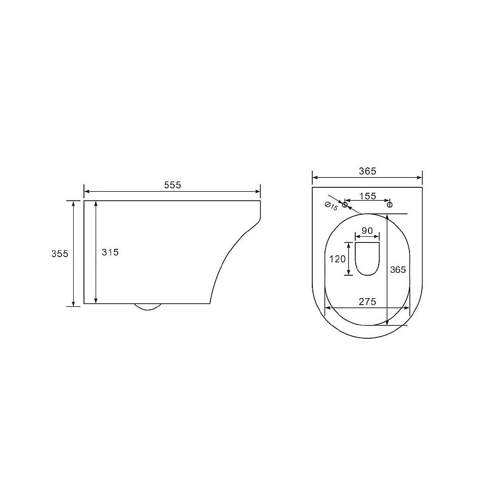 Унитаз подвесной Vincea EDGE-M VT1-37 безободковый, с крышкой микролифт, белый купить в интернет-магазине Sanbest