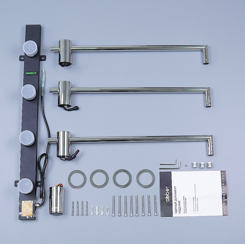 Полотенцесушитель электрический ABBER Charme AH4003 хром купить в интернет-магазине сантехники Sanbest