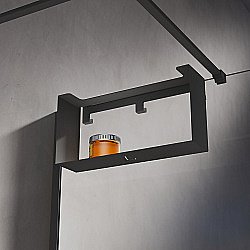 Полка Veconi Loft LF-B-C9 черная матовая купить в интернет-магазине сантехники Sanbest