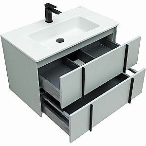 Тумба с раковиной Allen Brau Reality 80 1.32005.PWM папирус матовый для ванной в интернет-магазине Sanbest