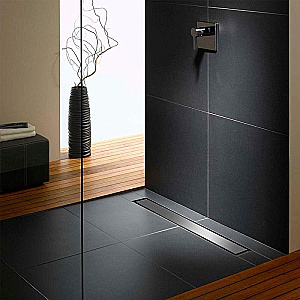 Душевой лоток Azario Klasik 85 AZ-CH 850 KN хром матовый купить в интернет-магазине Sanbest