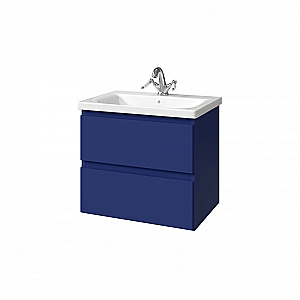 Тумба с раковиной Caprigo Forte 65 два ящика цвет на выбор/эмаль для ванной в интернет-магазине Sanbest