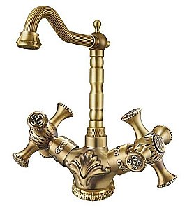 Смеситель для кухни Zorg Antic A 7005K-BR Бронза купить в интернет-магазине сантехники Sanbest