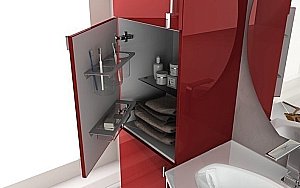 Пенал Cezares Moderno 53099 Rosso для ванной в интернет-магазине сантехники Sanbest