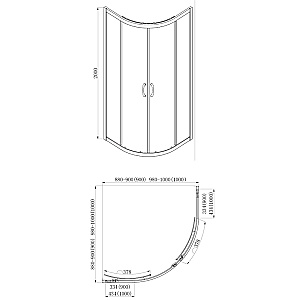 Инсталляция для унитаза Azario AZ-8010-1000 купить в интернет-магазине сантехники Sanbest