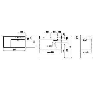 Раковина Laufen Kartell 8.1033.9.000.111.1 белая купить в интернет-магазине Sanbest