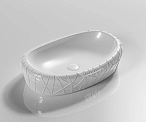 Раковина накладная Gid Creativo 60 777s 51222 белая купить в интернет-магазине Sanbest