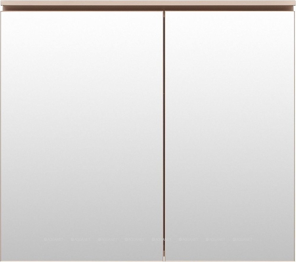 Зеркальный шкаф De Aqua Алюминиум 261767 90 медь купить в интернет-магазине сантехники Sanbest