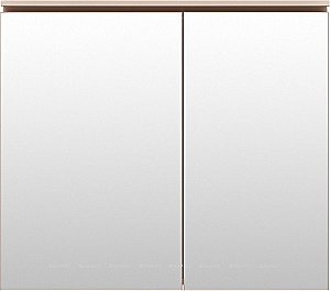 Зеркальный шкаф De Aqua Алюминиум 261767 90 медь купить в интернет-магазине сантехники Sanbest