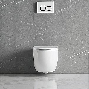 Унитаз Vincea Globo VT1-52T безободковый, смыв торнадо, с крышкой микролифт, белый купить в интернет-магазине Sanbest