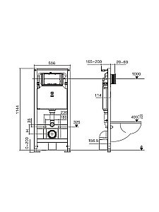 Унитаз подвесной WeltWasser WW GELBACH 10000012031 с крышкой микролифт, безободковый, смыв торнадо, в комплекте с инсталяцией, серый матовый купить в интернет-магазине Sanbest