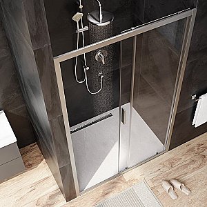 Душевая дверь AM.PM GEM W90G 120 прозрачная/хром матовый купить в интернет-магазине Sanbest