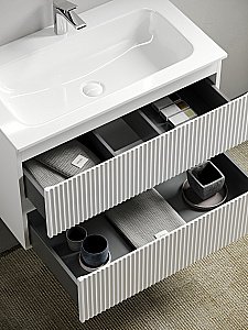 Тумба с раковиной Sancos SNOB R SNR100W 100 Bianco для ванной в интернет-магазине Sanbest