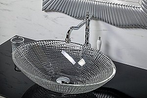 Раковина хрустальная Armadi Art NeoArt 813 51 прозрачная купить в интернет-магазине Sanbest