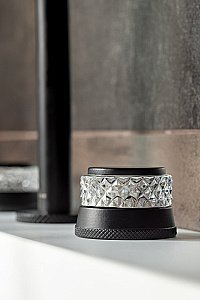 Смеситель для раковины Boheme Aura 152-B-A черный матовый купить в интернет-магазине сантехники Sanbest