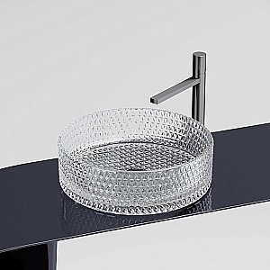 Раковина Ceramica Nova Cristal 36 CN6062 прозрачная купить в интернет-магазине Sanbest