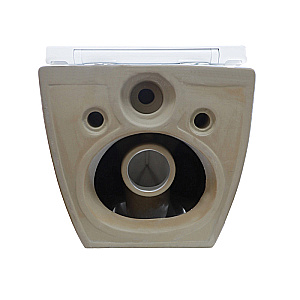 Унитаз подвесной Azario Rumba AZ-5175T-WHT белый, безободковый, с крышкой микролифт, слив торнадо купить в интернет-магазине Sanbest